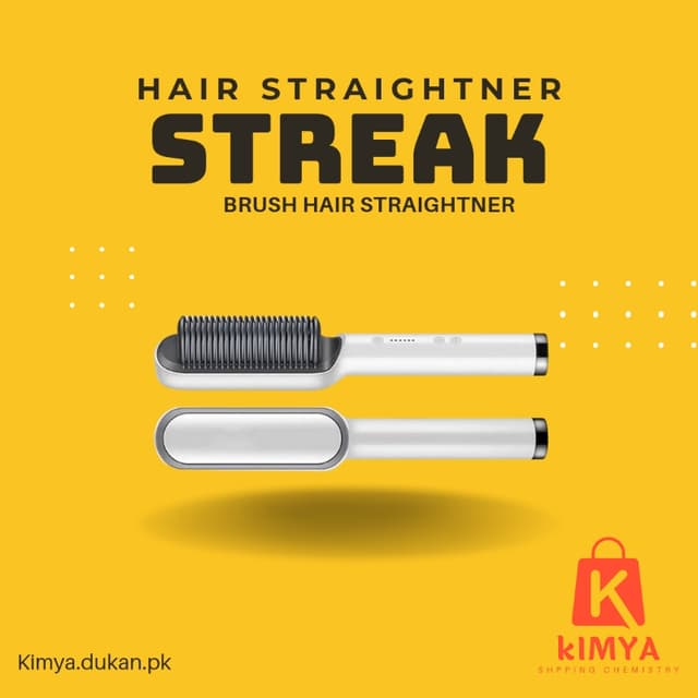 Brush Hair Straightner