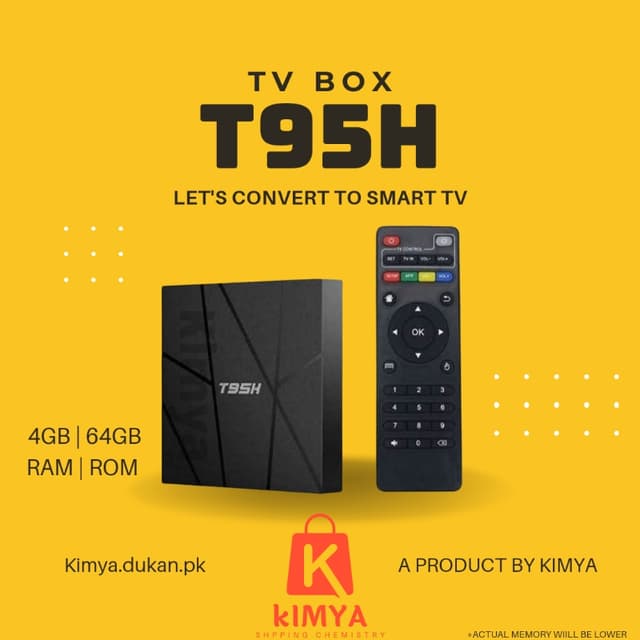 T95H Smart Android Tv Box HD 4K Streaming Wifi